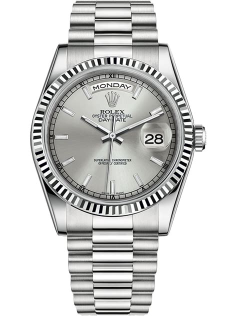 rolex day-date 36 white gold price